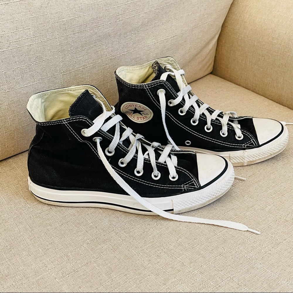 Adult Converse All Star Chuck Taylor High-Top Sneakers Black - Size M 6 / W 8